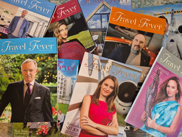 The new issue of the printed quadrilingual  Travel Fever magazine has just been published.