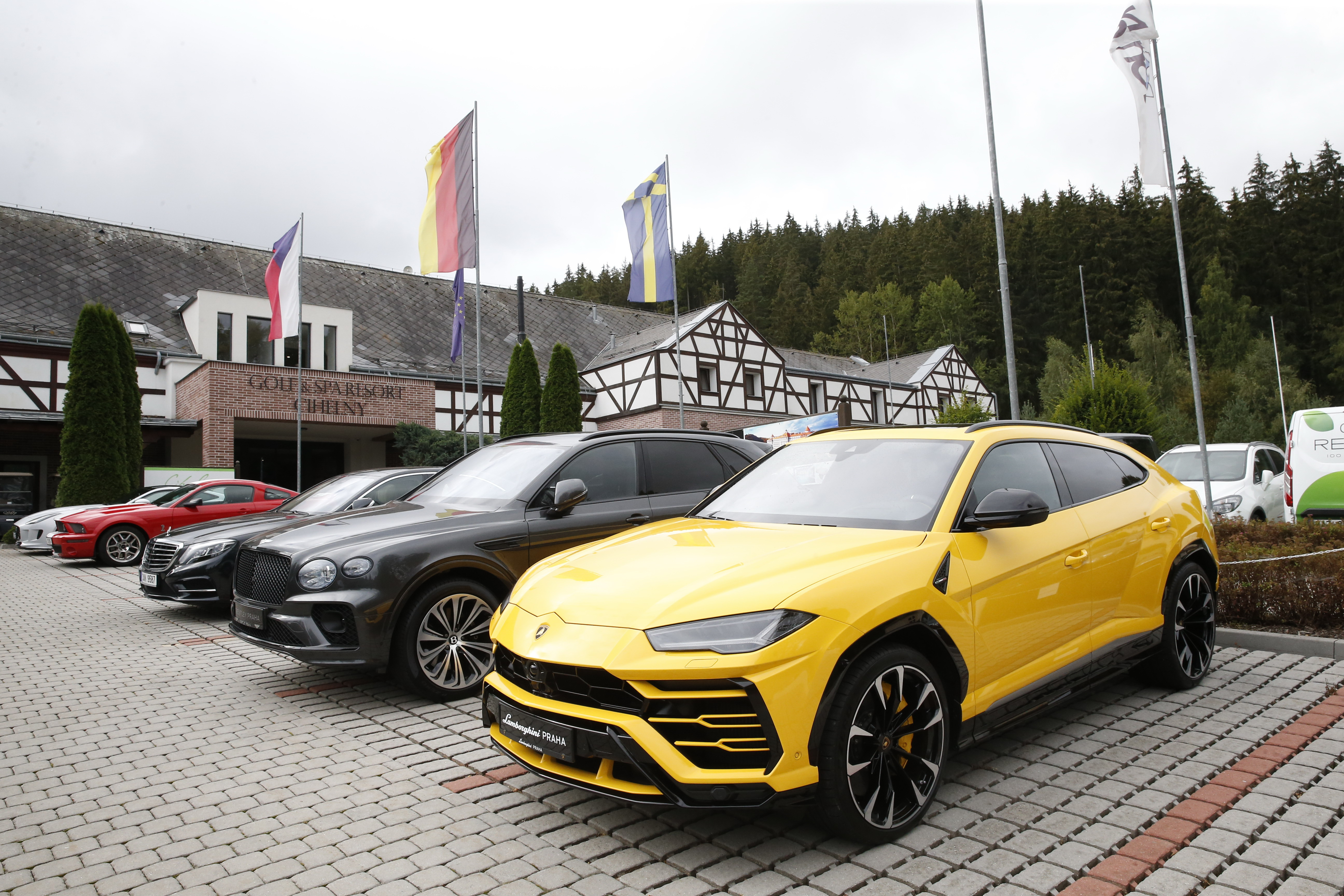 Bentley and Lamborghini