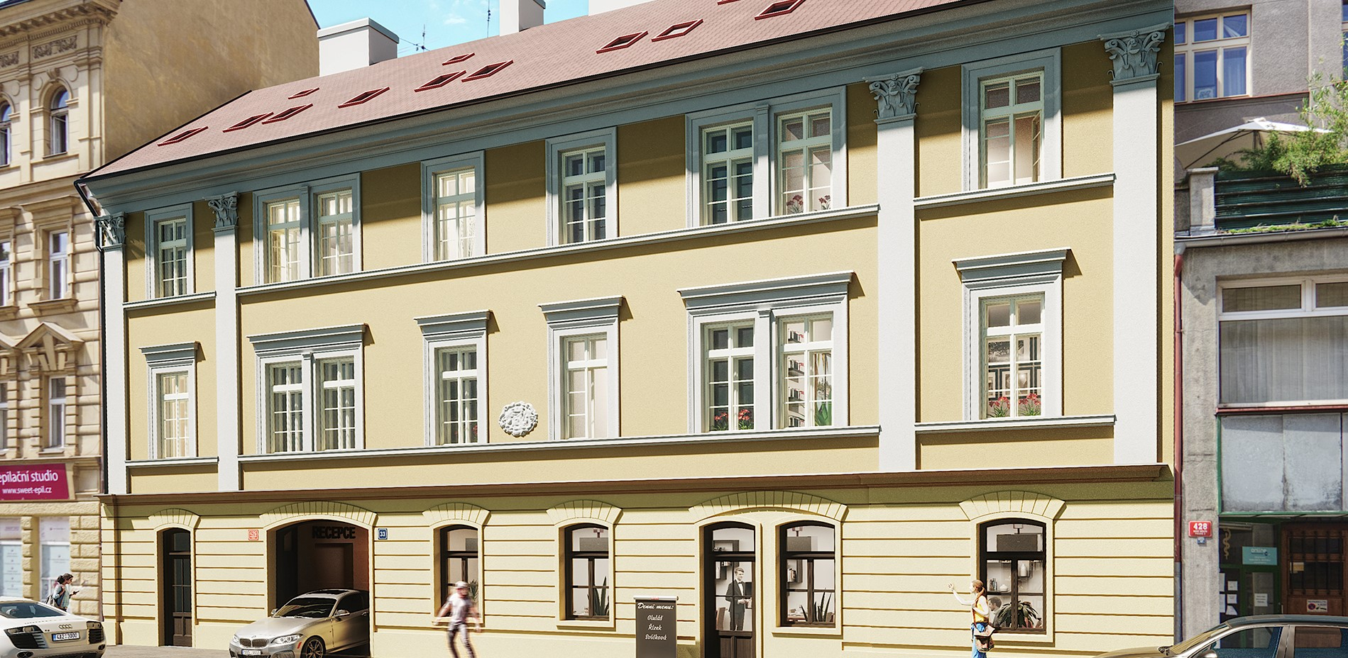 Stylish Revival of Podskalí – VYŠEHRADSKÁ 33