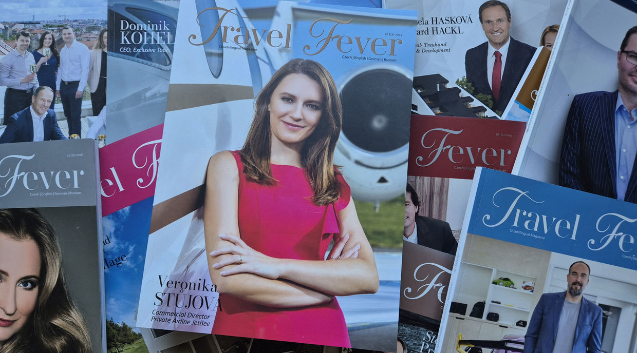 Nové vydání tištěného čtyřjazyčného (CZ, ENG,DE, RUS) magazínu Travel Fever
Slavíme 15 let
248 stran