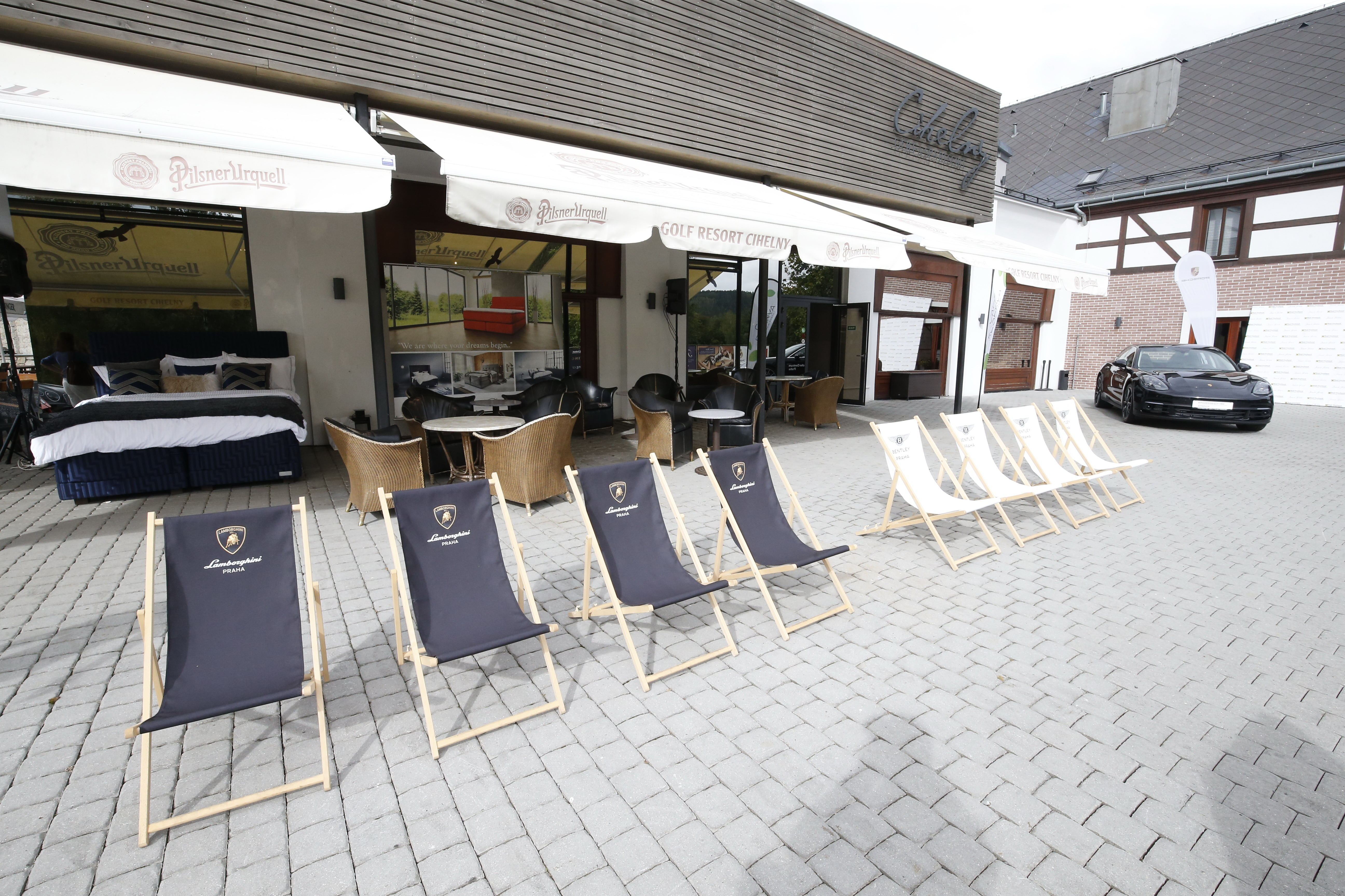 Bentley and Lamborghini