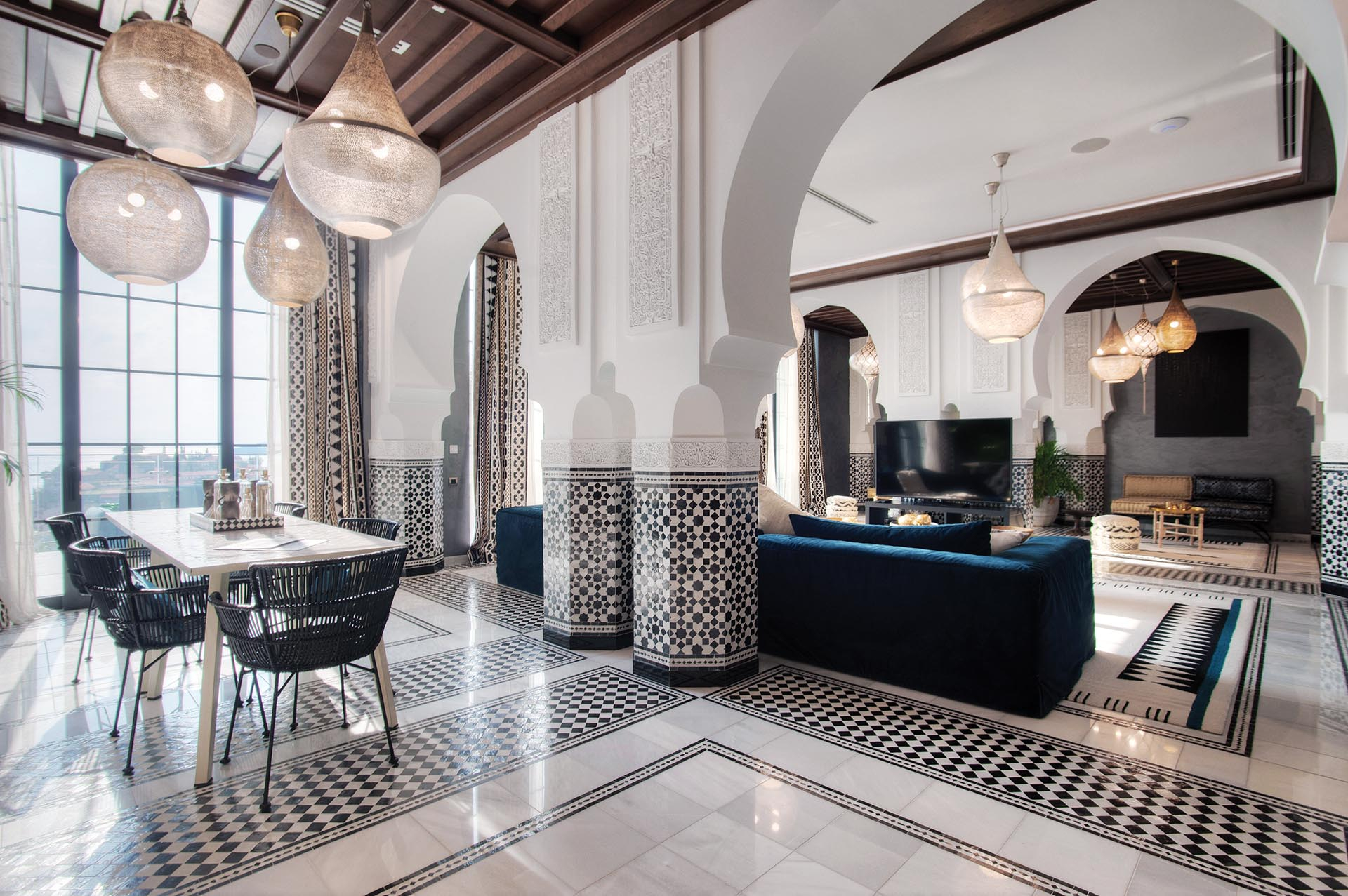 Vila Geba tajná skrýš na útesu 
