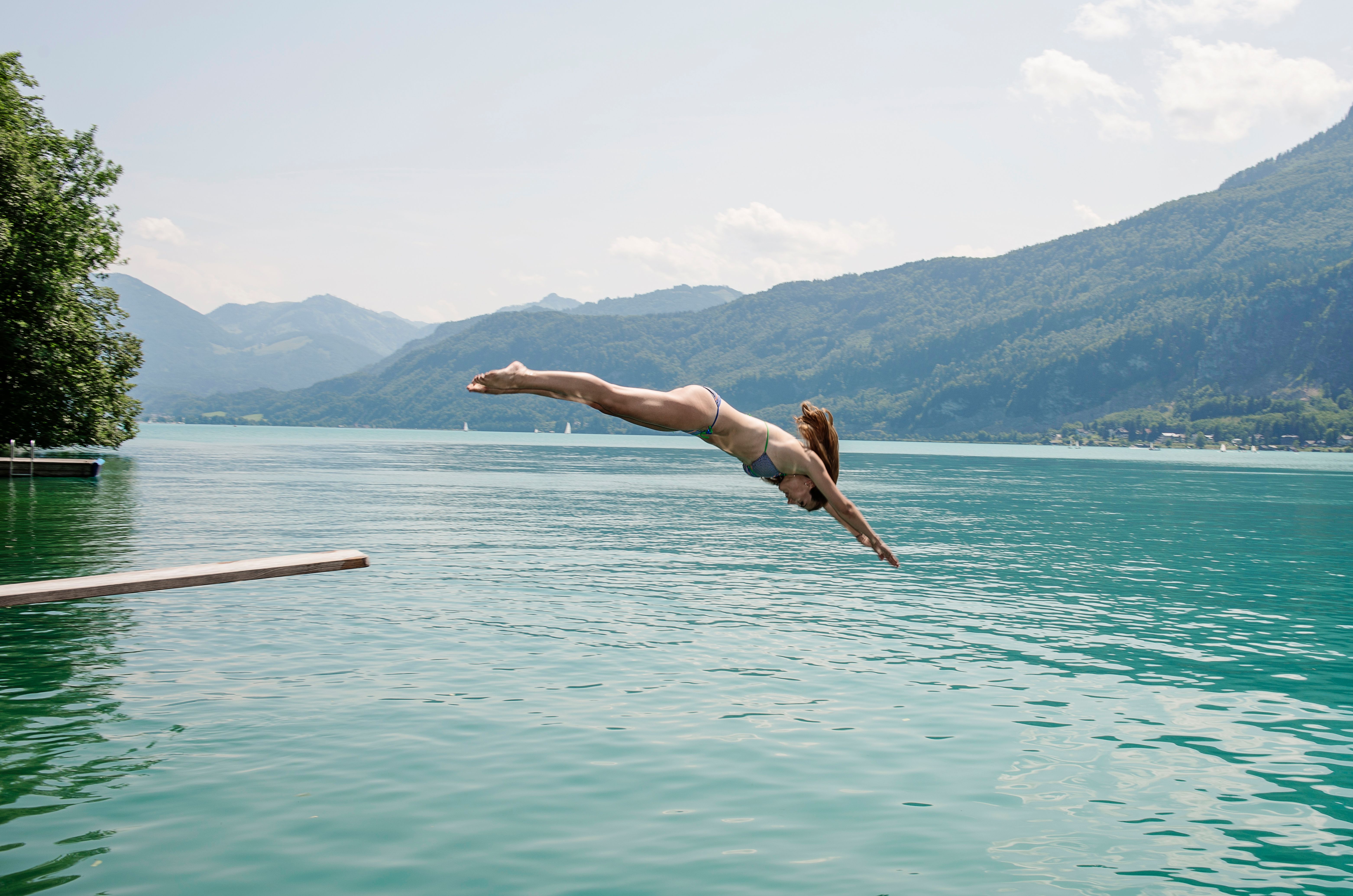 Hotel na jezeře Wolfgangsee je pravá romantika.
